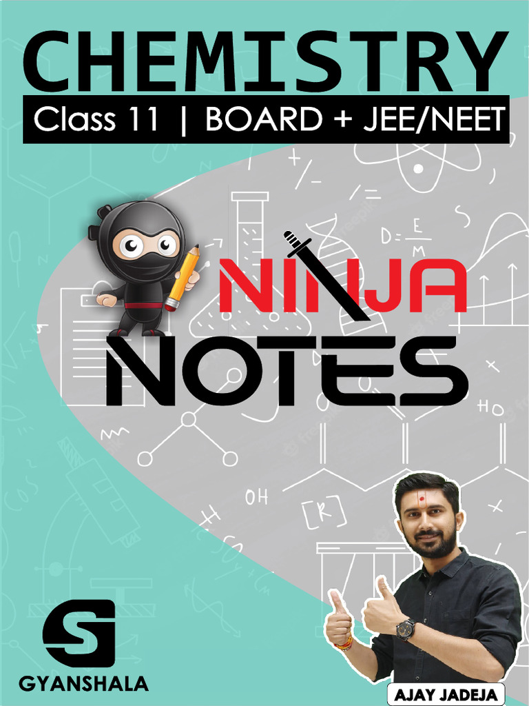 CH 2 Ninja Notes Creative Chemistry Ajay Sir 11th - 241010 - 145048 | PDF