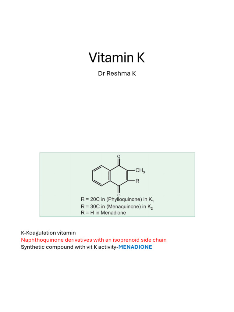 Vitamin K PDF Vitamin Vitamin D