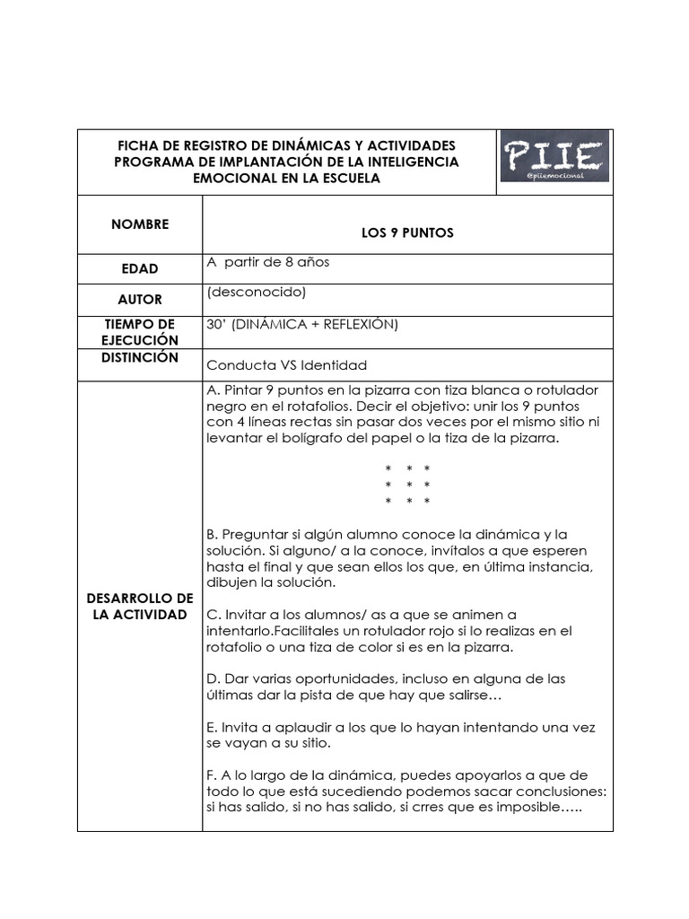 Los 9 Puntos | PDF