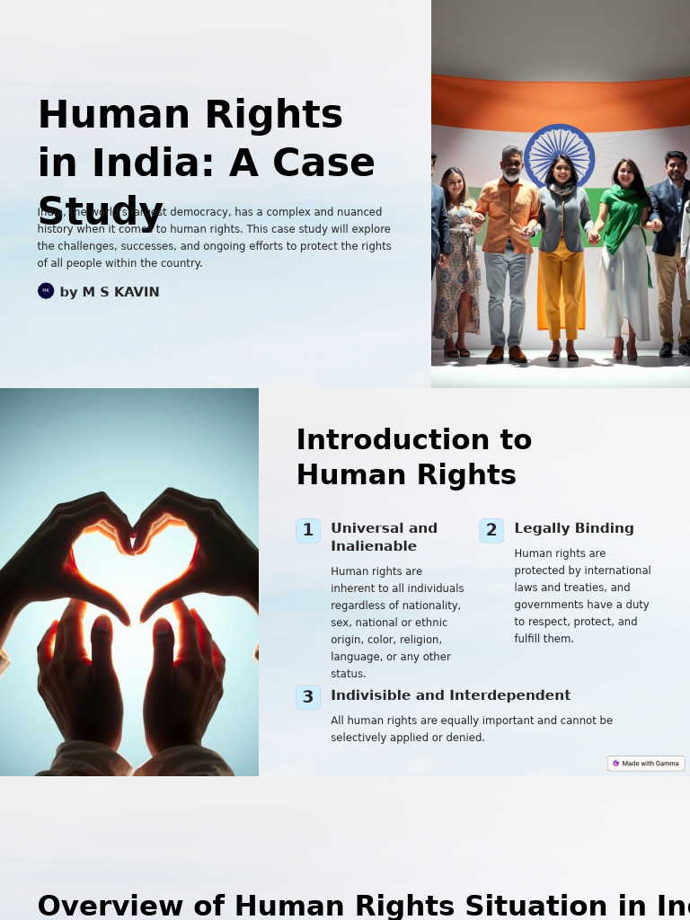 Human Rights Challenges in India | PDF | Human Rights | Empowerment