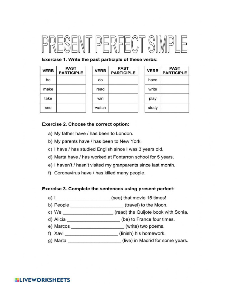 present-perfect-1 | PDF