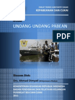 Modul DTSD Undang - Undang Pabean