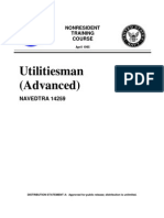 US Navy Course NAVEDTRA 14259 - Utilities Man Advanced)
