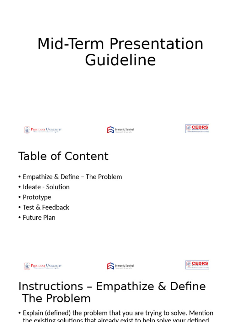 Mid Term Guideline | PDF | Career & Growth | Art