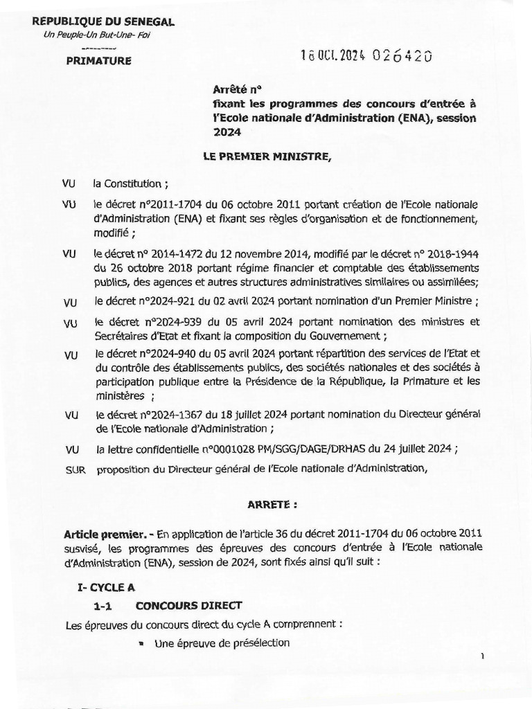 Arrete Ena | PDF
