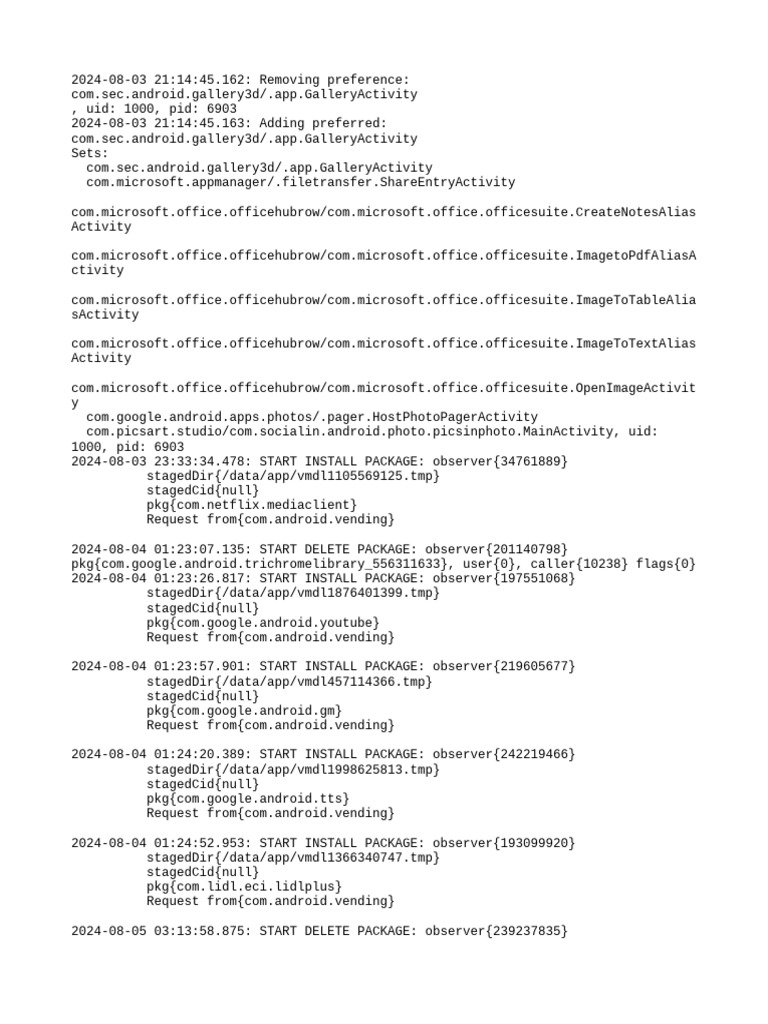 PM Debug Info | PDF | Android (Operating System) | System Software