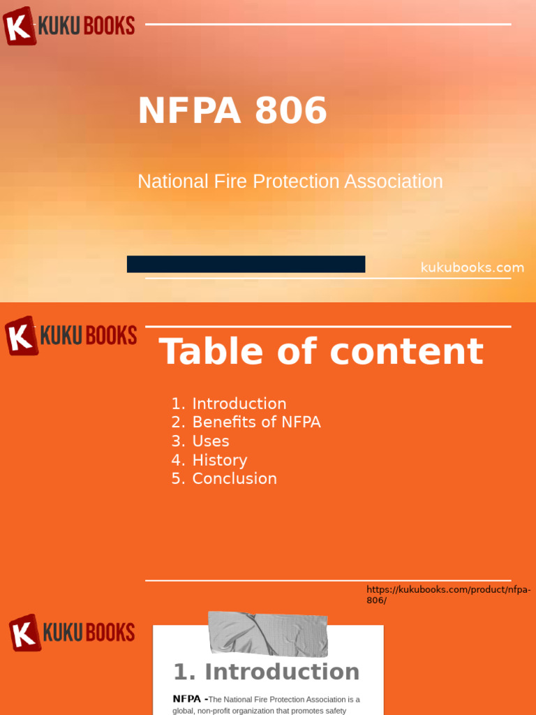Overview of NFPA 806 Standards | PDF