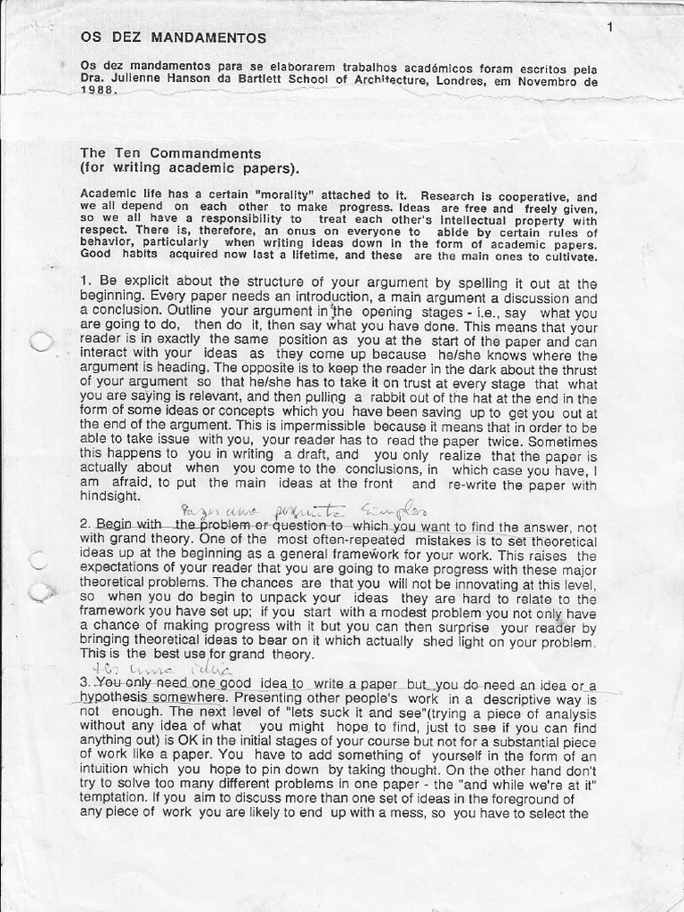 julienne-hanson-ten-commandments-for-writing-academic-papers-1988