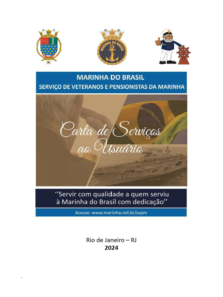 Carta de Serviços do SVPM 2024 | PDF | Autenticação | Conta de transação