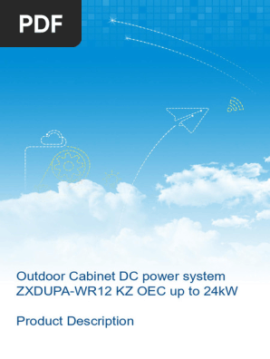 ZXDUPA-WR12 Outdoor Power System Specs | PDF | Rectifier
