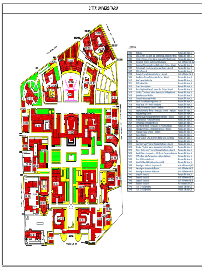 Mappa CITTA UNIVERSITARIA | PDF