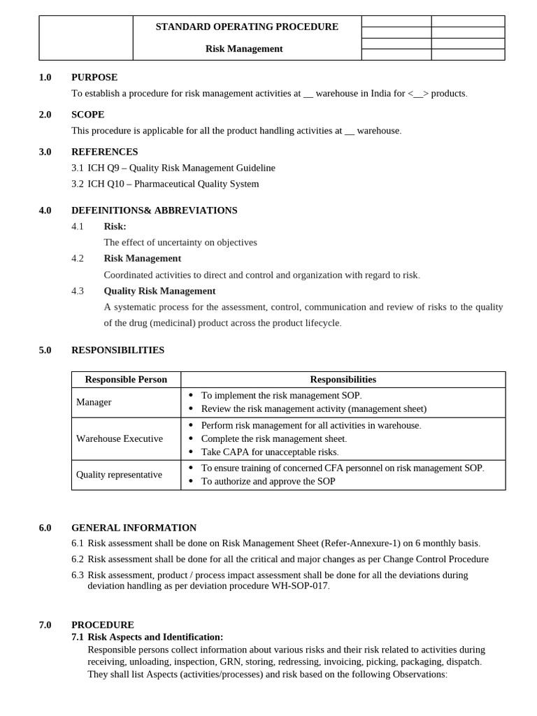 Risk Management | PDF | Risk Management | Risk