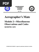 US Navy Course NAVEDTRA 14270 - Aerographer's Mate Module 2-Miscellaneous Observations and Codes