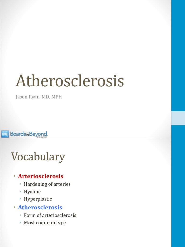 Understanding Atherosclerosis and Its Risks | PDF | Atherosclerosis ...