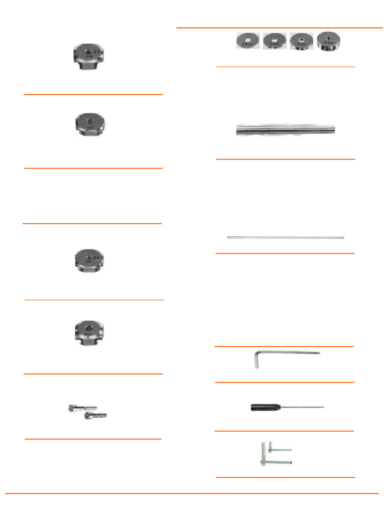 Spacer Discs & Guide Rods Catalog | PDF