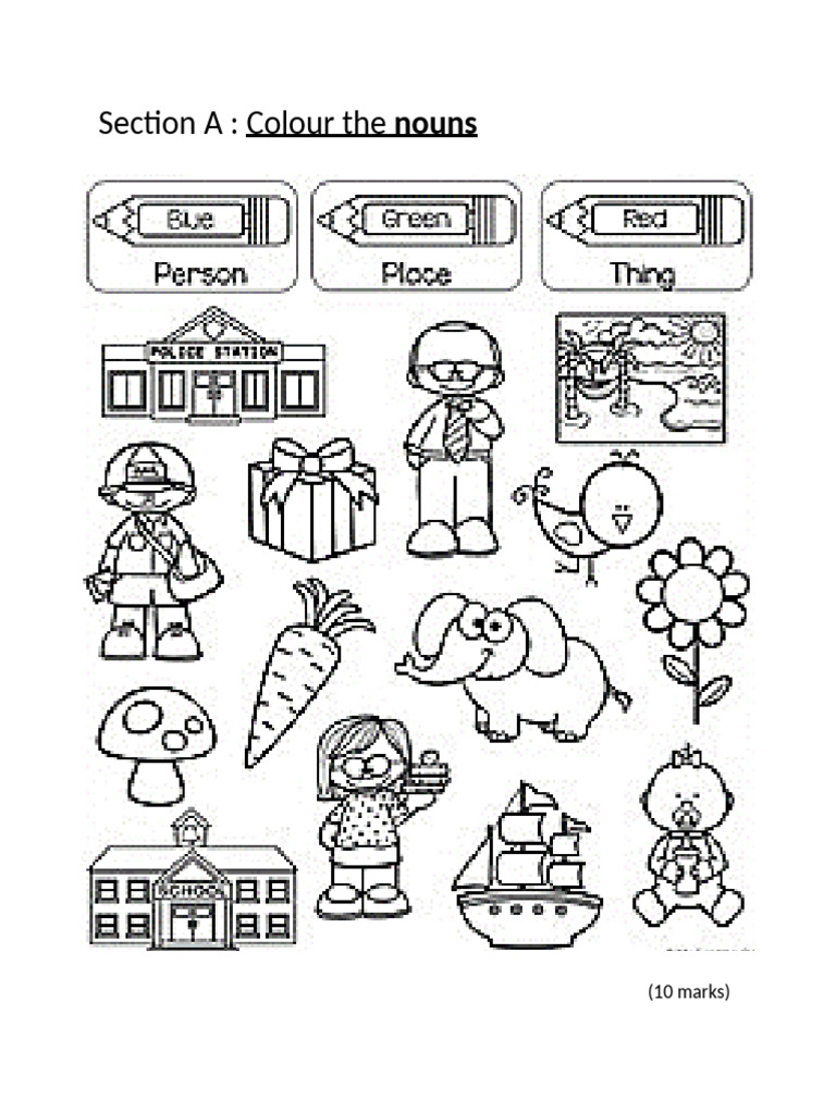 Test Paper For Yr 1, 2 &3 | PDF | Language Arts & Discipline | General ...