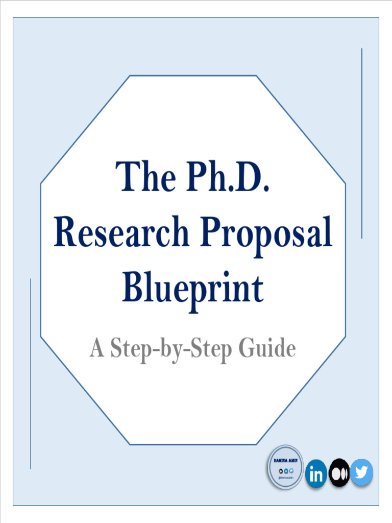 Ph.D. Research Proposal Blueprint Guide | PDF | Methodology ...