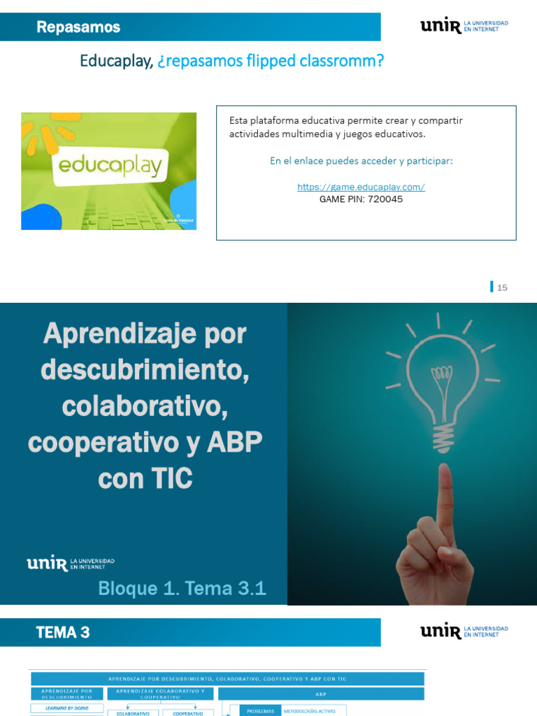Tema 3.1 | PDF | Aprendizaje | Maestros