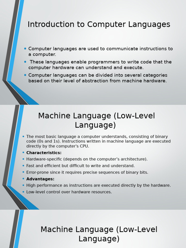 Computer Languages | PDF | Assembly Language | Abstraction (Computer ...