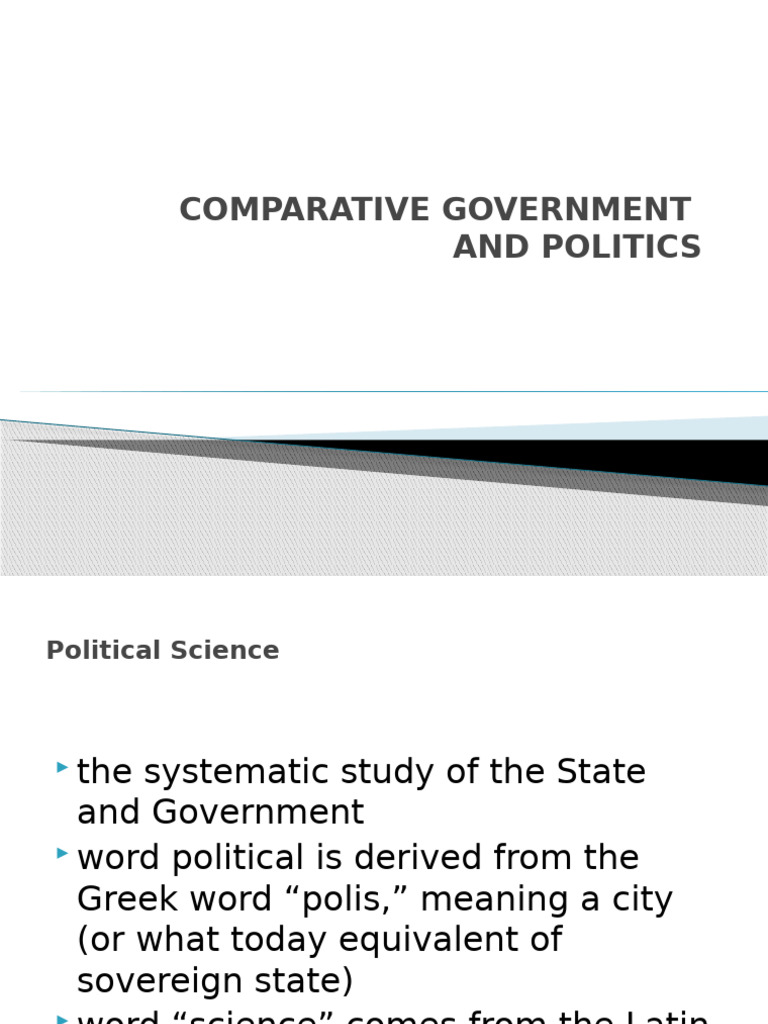 Comparative Government Concepts Explained | PDF | Government | Economic ...