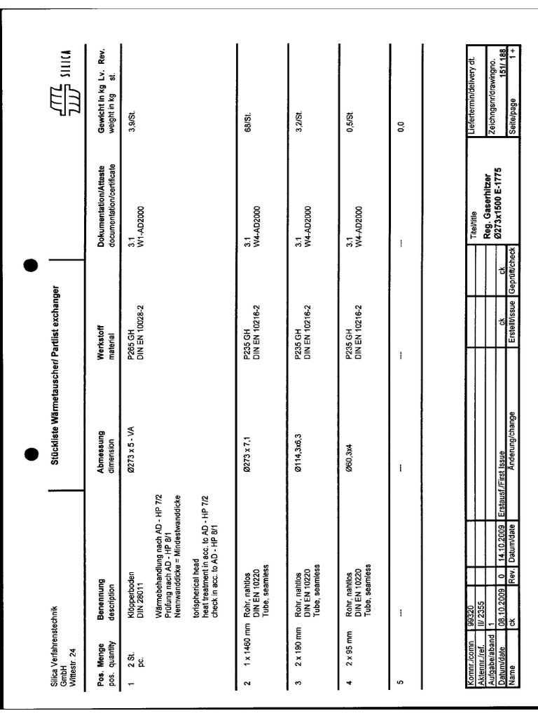 Part List 151-188 | PDF