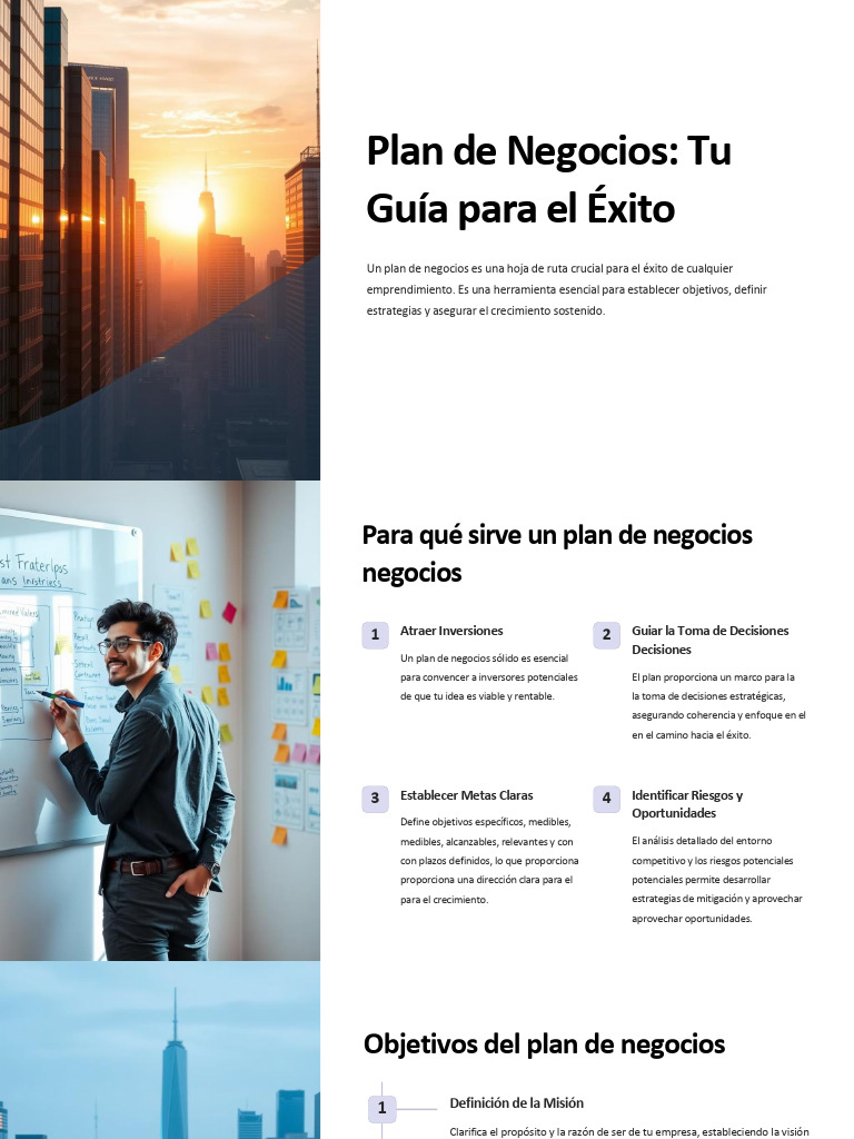 Guía Completa para un Plan de Negocios | PDF | Plan de negocios | Marketing