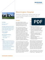 Medication Dispensing Cabinets Play Key Role in Putting Bloomington at Leading Edge of Patient Safety