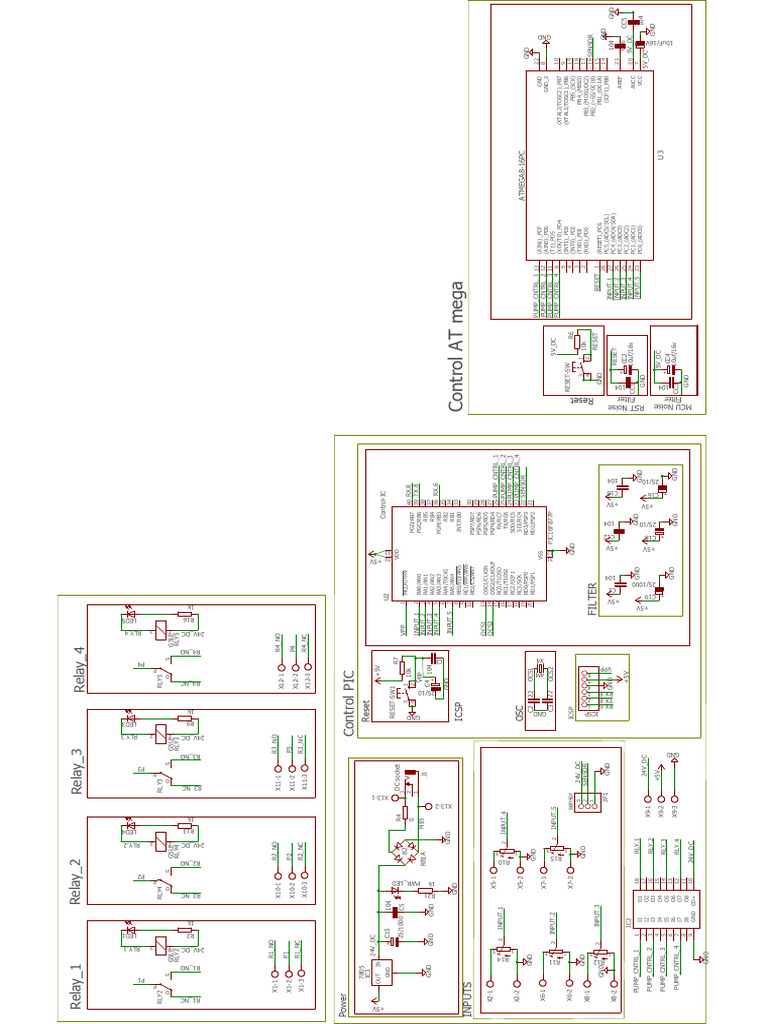 Sensor5relay - Ver1 (Pic &atmega) | PDF