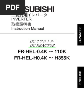 三菱汎用インバータ取扱説明書 | PDF | Electrical Wiring | Safety