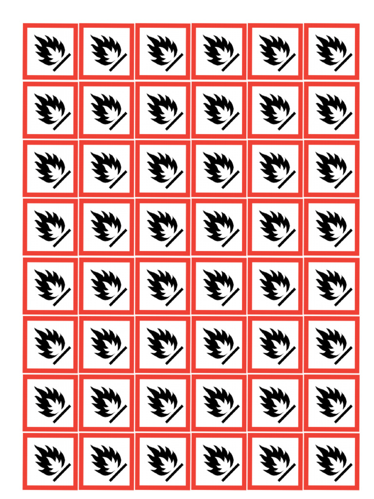 Flammabler GHS x20 A4 | PDF