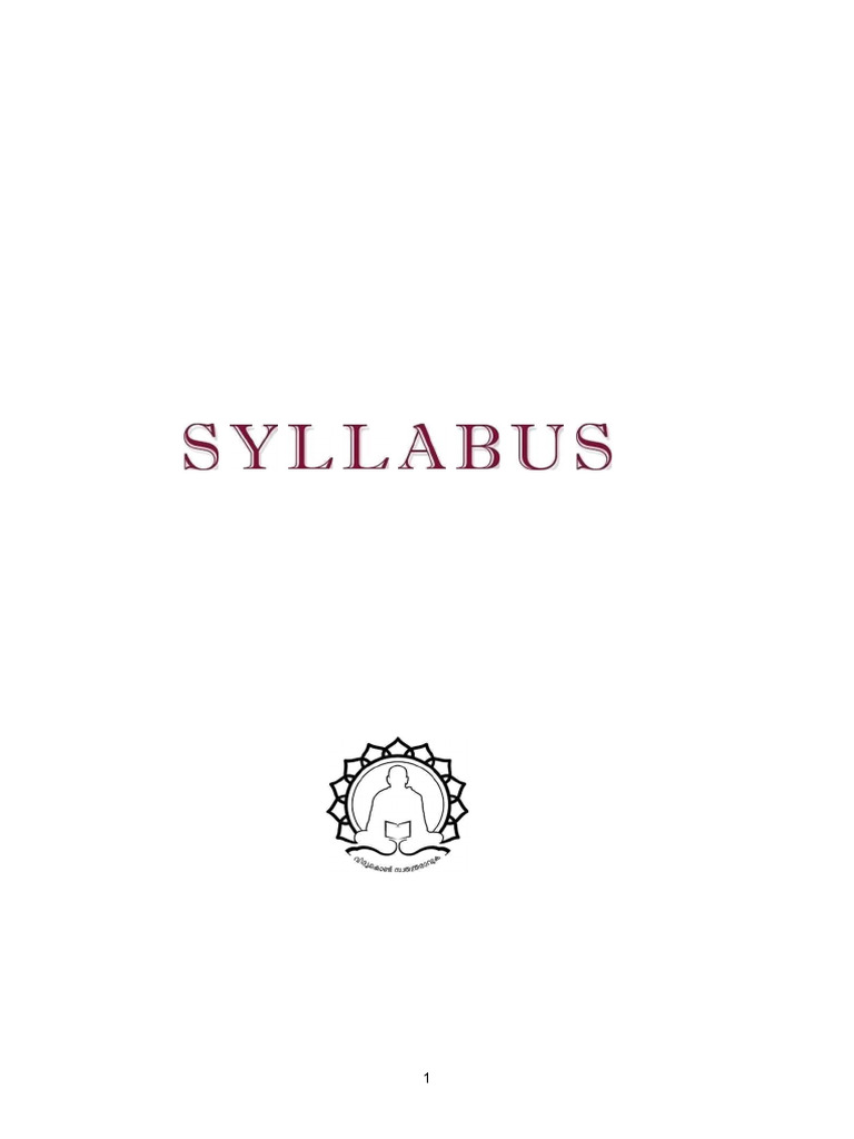 MA English Literature Syllabus Overview | PDF | English Literature ...