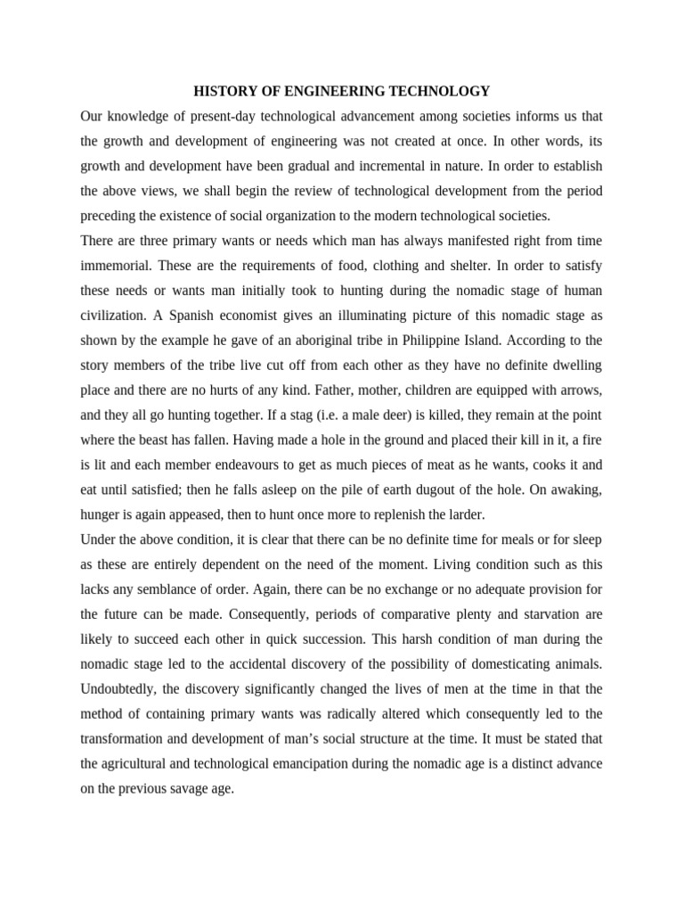 Get 101 1ST Class - History of Engineering Technology Students | PDF ...