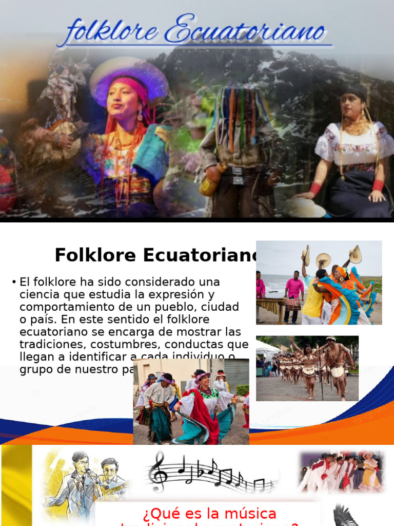 Folklore Ecuatoriano | PDF | Ecuador | Instrumentos musicales