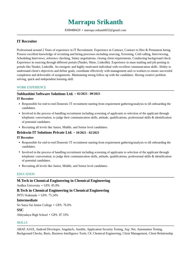 my resume 20240909 17_08_02 PDF Recruitment Software