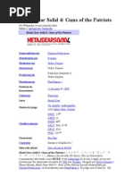 Download Metal Gear Solid 4 by Ronny Esteban Valencia Falcones SN78382079 doc pdf