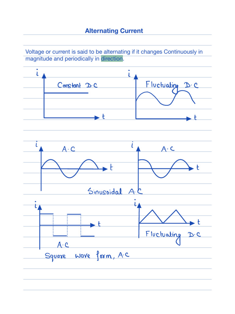 Alternating Current | PDF | Capacitor | Root Mean Square