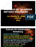 CALCULO METODO HOLMBERG