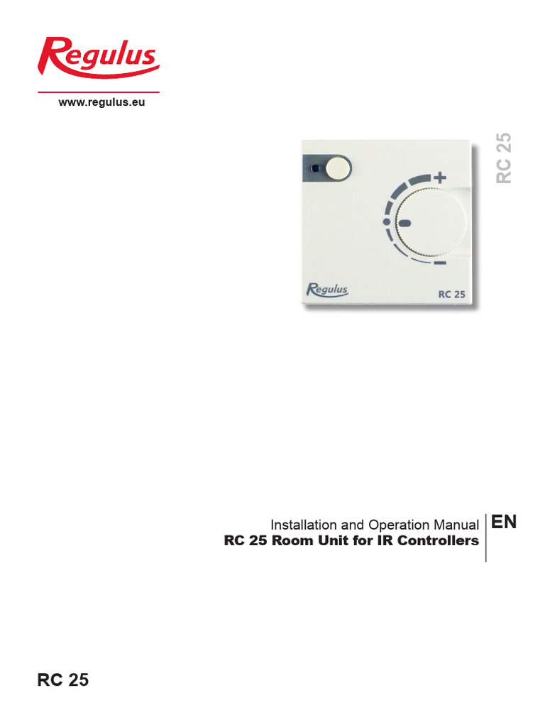 nn_en_navod_pokoj.-jednotka-rc-25-18540 | PDF | Electrical Engineering ...