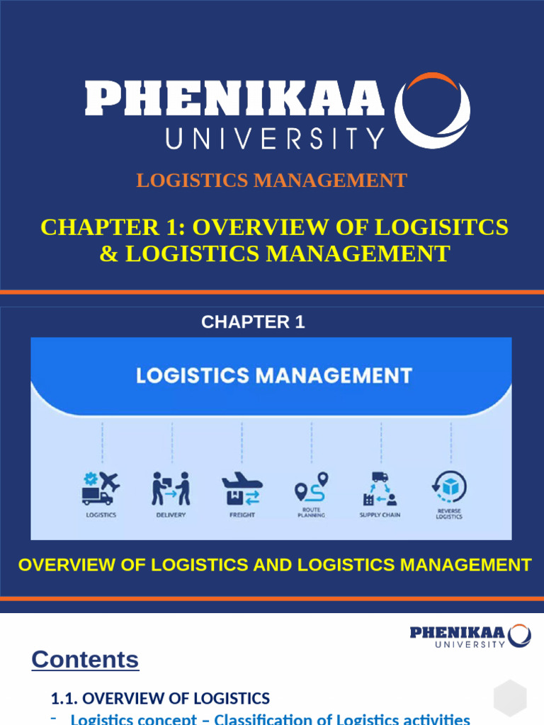 Logistics and Cargo Management Overview | PDF | Logistics | Warehouse