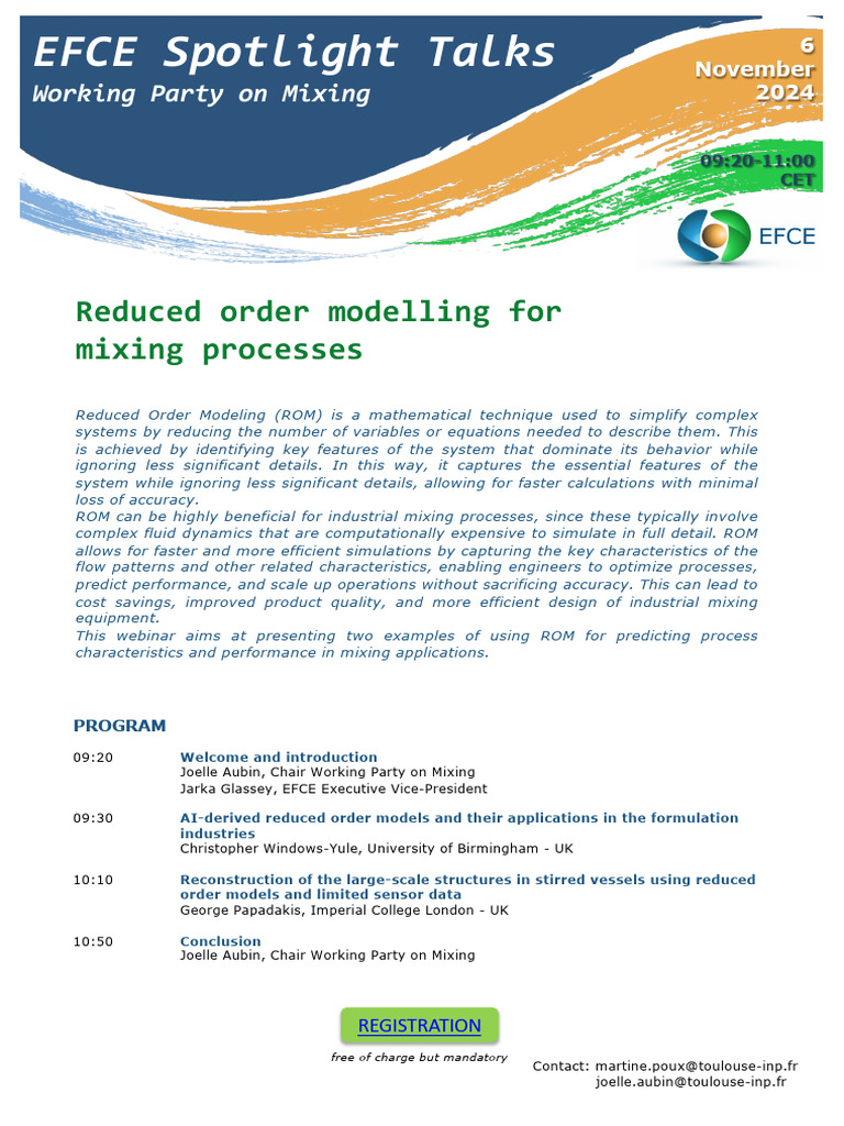 Reduced Order Modeling in Mixing | PDF | Applied Mathematics | Computing