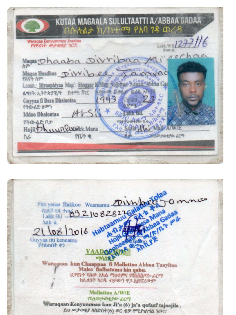 Id Card | PDF