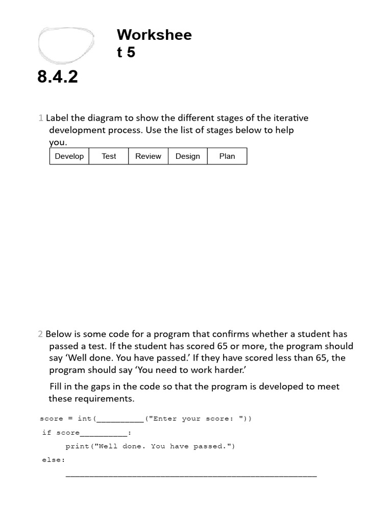 8.4.2 Worksheet 5 - Documentos de Google | PDF
