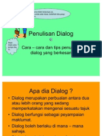 Penulisan Dialog - Penerangan Mengenai Dialog