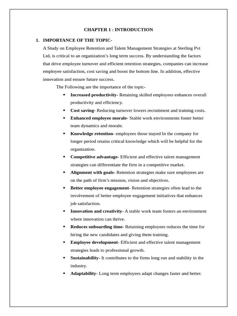 Cus 11 | PDF | Employee Retention | Talent Management