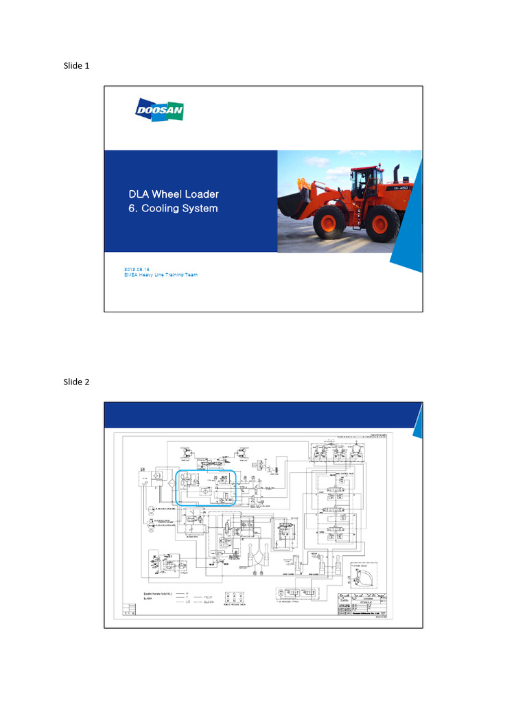 DLA Wheel Loader Cooling System Guide | PDF | Technology & Engineering