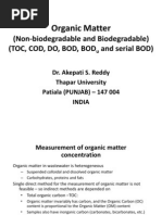 Download Organic Matter BOD and BOD Kinetics by Dr Akepati Sivarami Reddy SN78386381 doc pdf