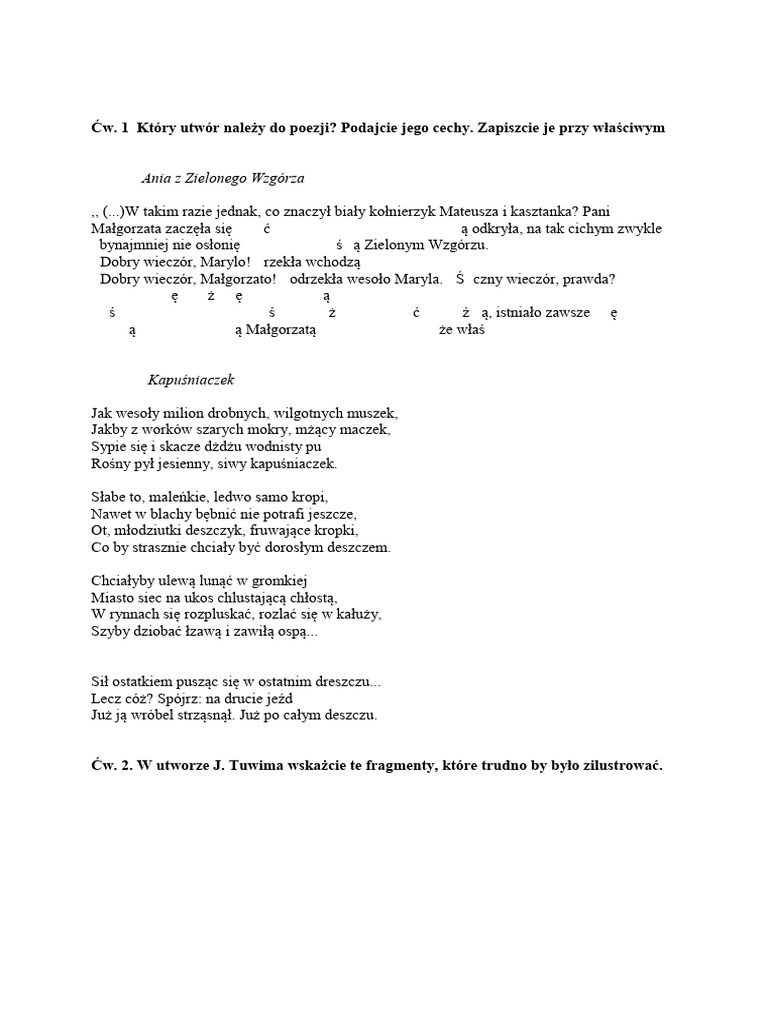 2_Karty_pracy_Oswoic_poezje_kl_6_SP (1) | PDF