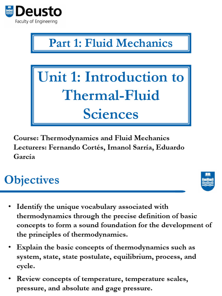 Introduction to Thermal-Fluid Sciences | PDF | Temperature | Pressure