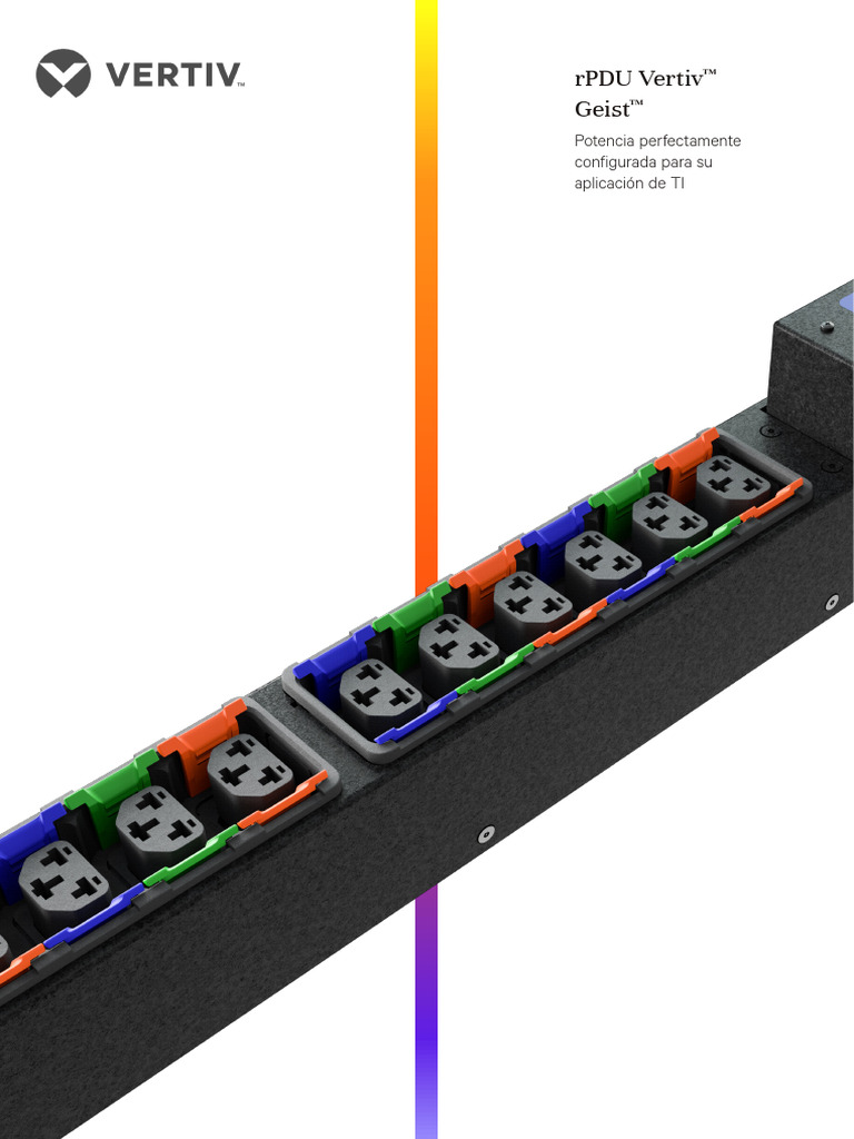 Español VP8953 Vertiv-Geist-Rpdu-Br-Es-Emea - 309015 - 0 | PDF | Sensor ...