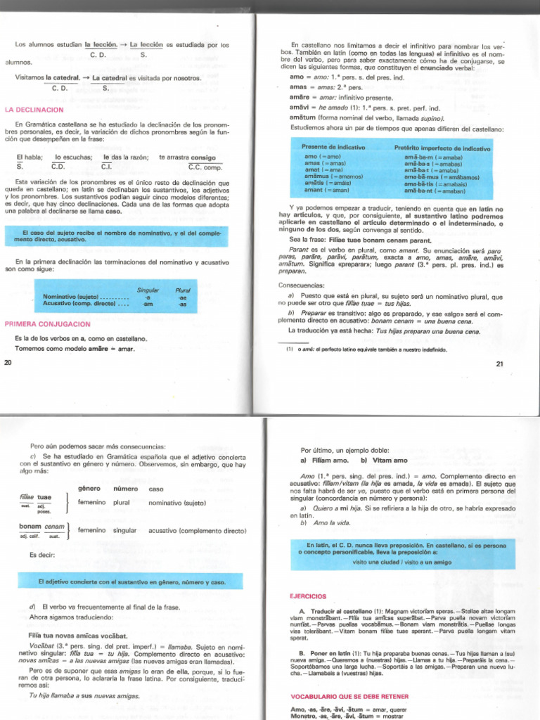 1 Gramática Latina I Pdf